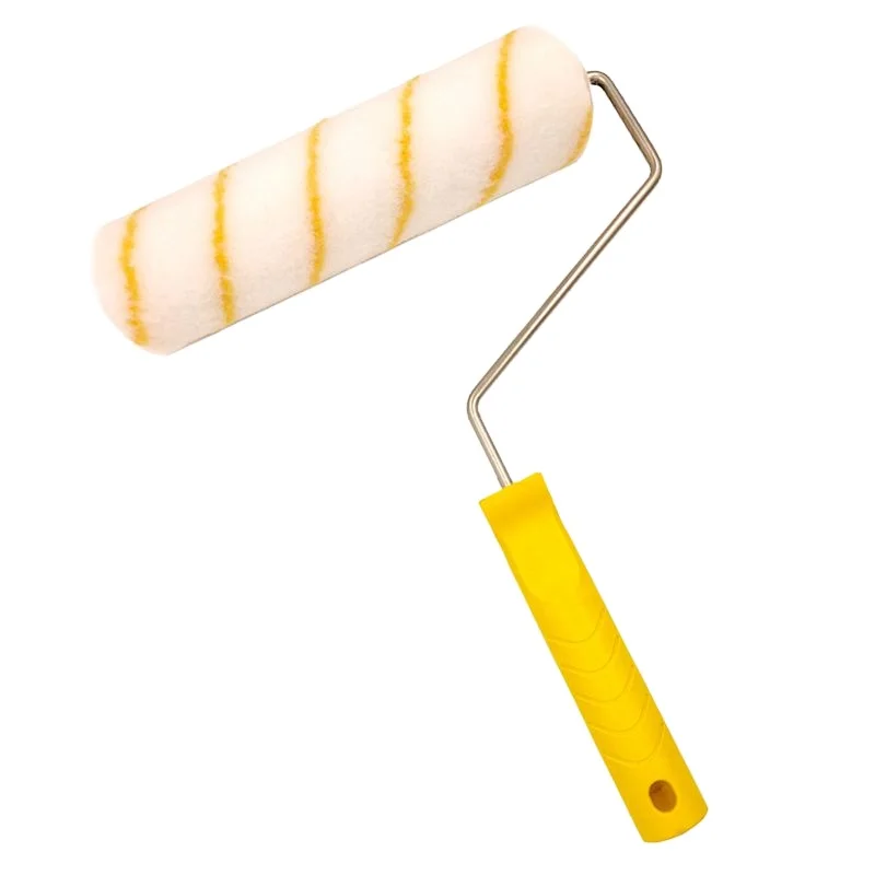 Professional Supplier Soft Grip touch sleeve cage frame microfiber Quality high end high density chrome plated rolo pintura