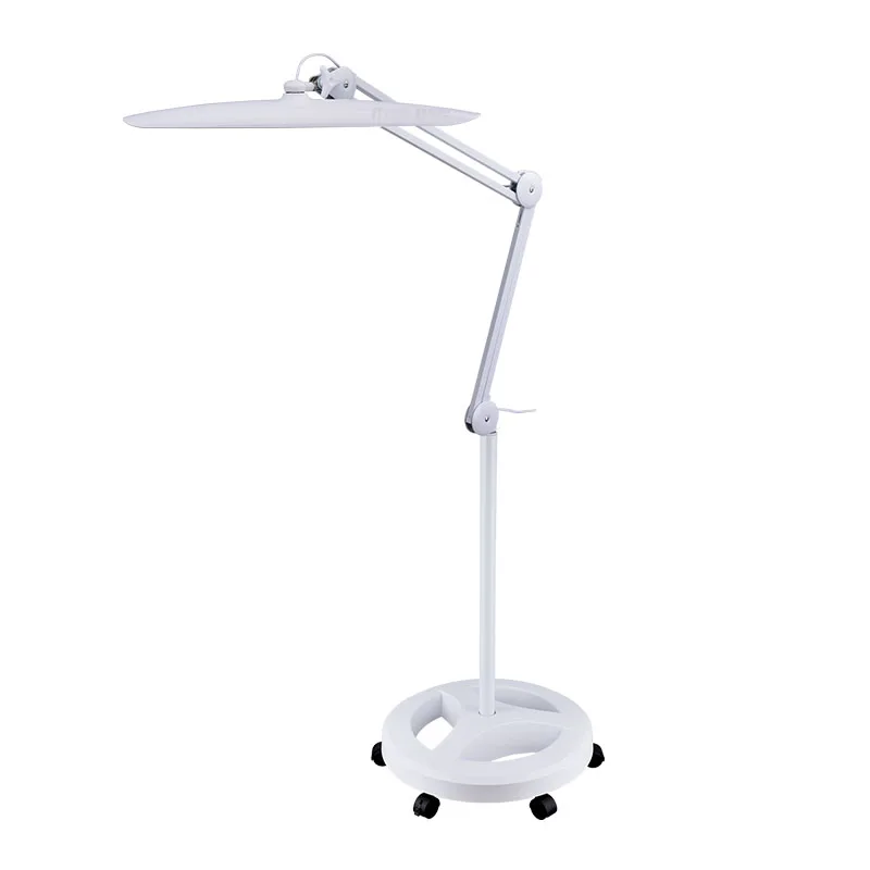 9501LED-FS2 eyelash extension beauty salon nail led desk lamp for lash magnifying lens lamp floor stand work task beauty lamp