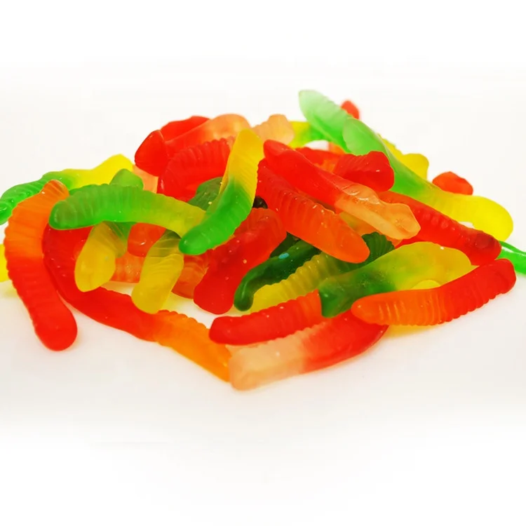 Halal Bulk Candy Gummy Colourful Worms