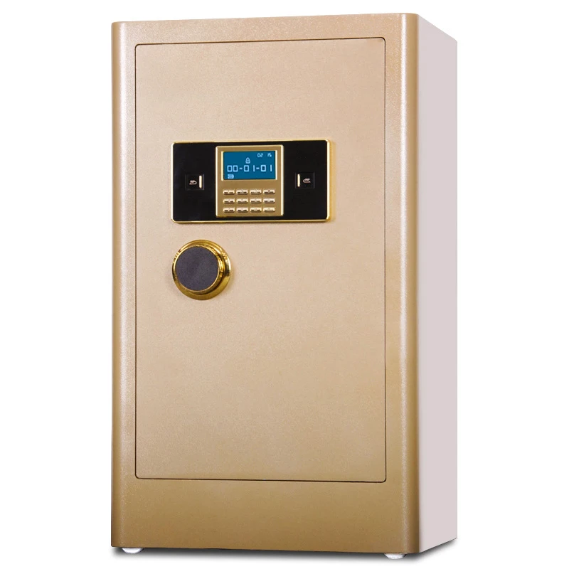 
Hot metal safe box/anti-theft fingerprint stash box heavy duty steel biometric home safe/Safes 