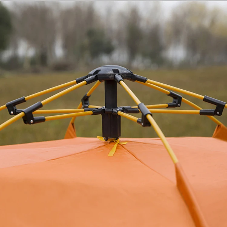 Outdoor family swag large canvas mountaineering waterproof pop up camping tent