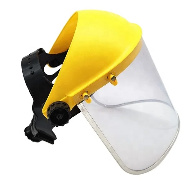 CE en 166  transparent polycarbonate visor face shield PC face screen shield