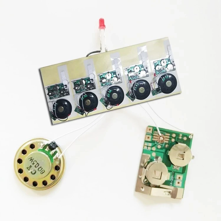 Electronic recorder module micro voice recording ic music sound chip greeting card audio book gift musical chips for toys
