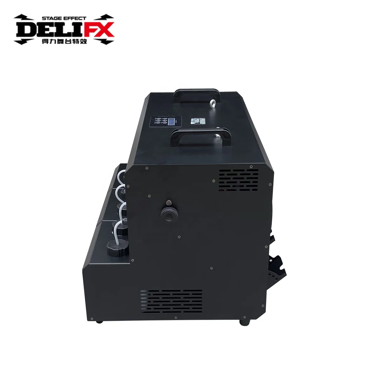 3 Min Heating Up 4-head Bubble Fogger Spray Up to 3-5m DMX 8 Channels Colour Smoke Bubbles Machine for ceremony and performance