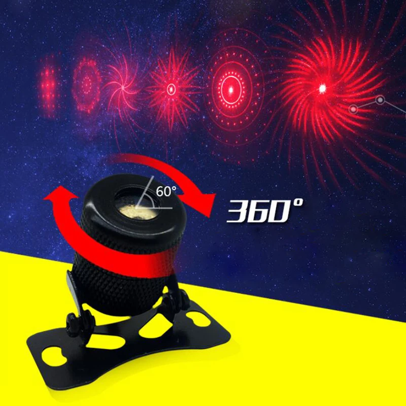 Prevent collision Laser Rear fog Lights Brake Taillight motorcycle car LED Light