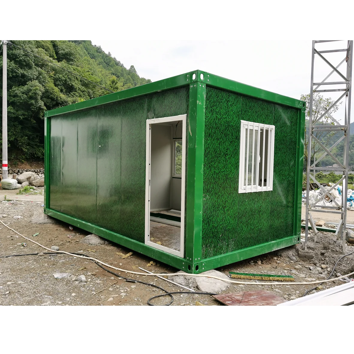 Portable Container Parking Kiosk Modular Container Office 20FT 40FT Detachable Container House Apartment