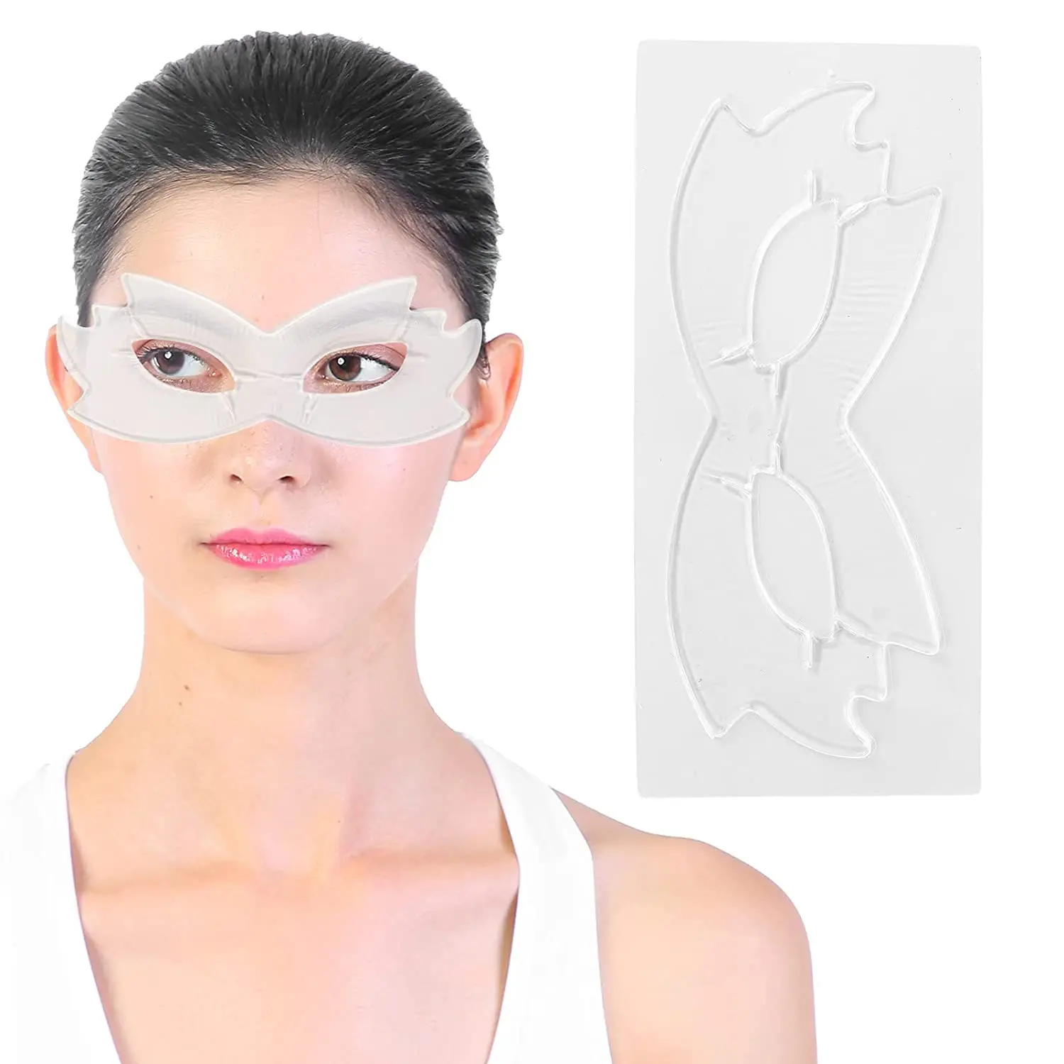 Reusable Skin Firming Eliminate dark circles edema bags under the eyes Smoothing Eye Wrinkle Patch Butterfly sleeping eye mask