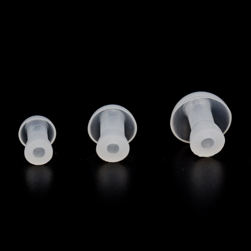 Medical Plastic wholesale white transparent headphone accessories domes spare parts accessories