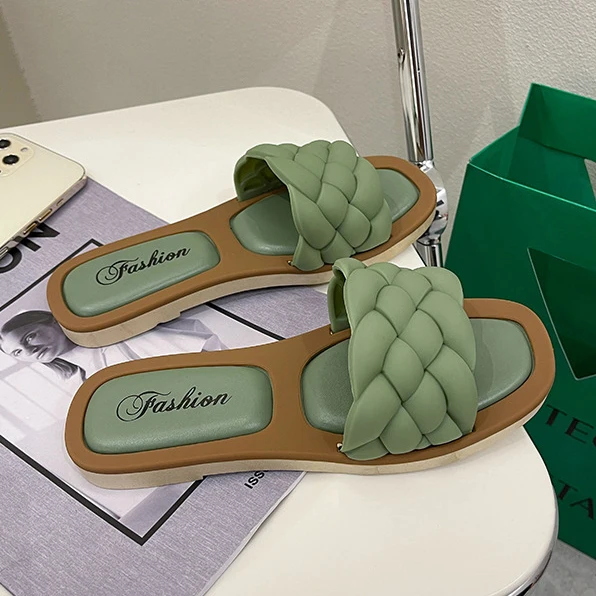 Outdoor Flat Sandals Slides Oem Custom Wholesale Fashion Stylish Women Lady Girls PVC Summer Shoes Summer Slippers Customer OEM