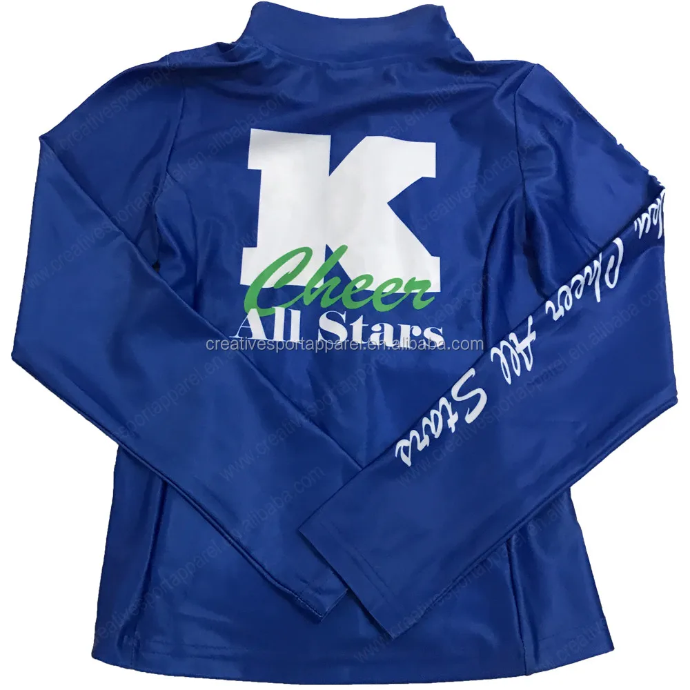 Custom Girls Cheerleading uniforms warmup jackets