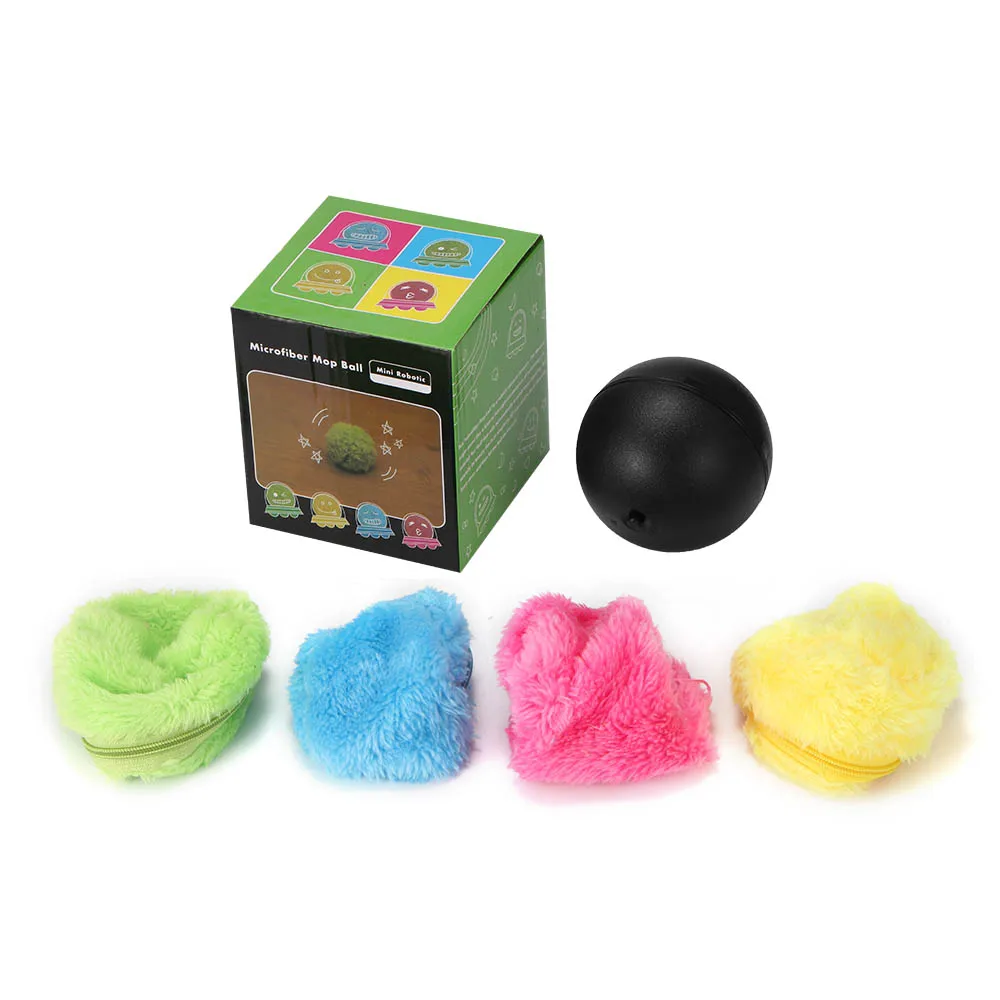 Magic Roller Automatic Plush Ball Toy Automatic Roller Ball Magic Ball Dog Cat Pet Toy