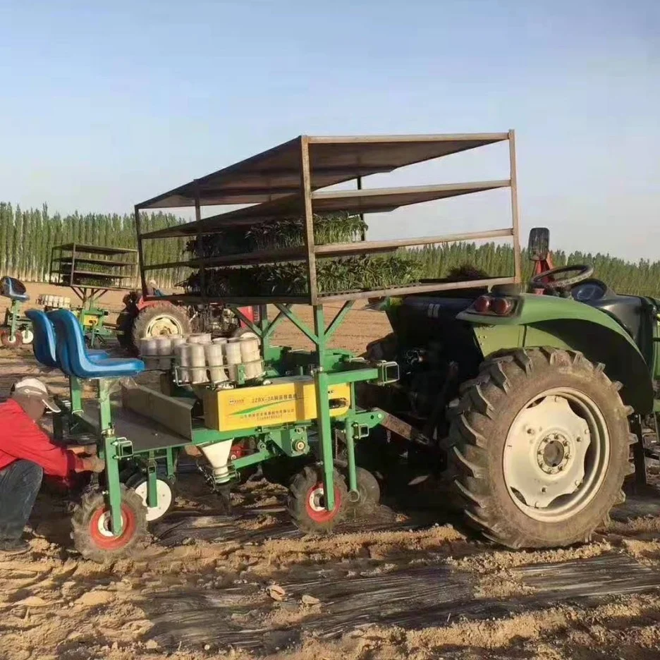 pepper transplanter 4 row watermelon tomato transplanter seedling planting machine onion transplanter