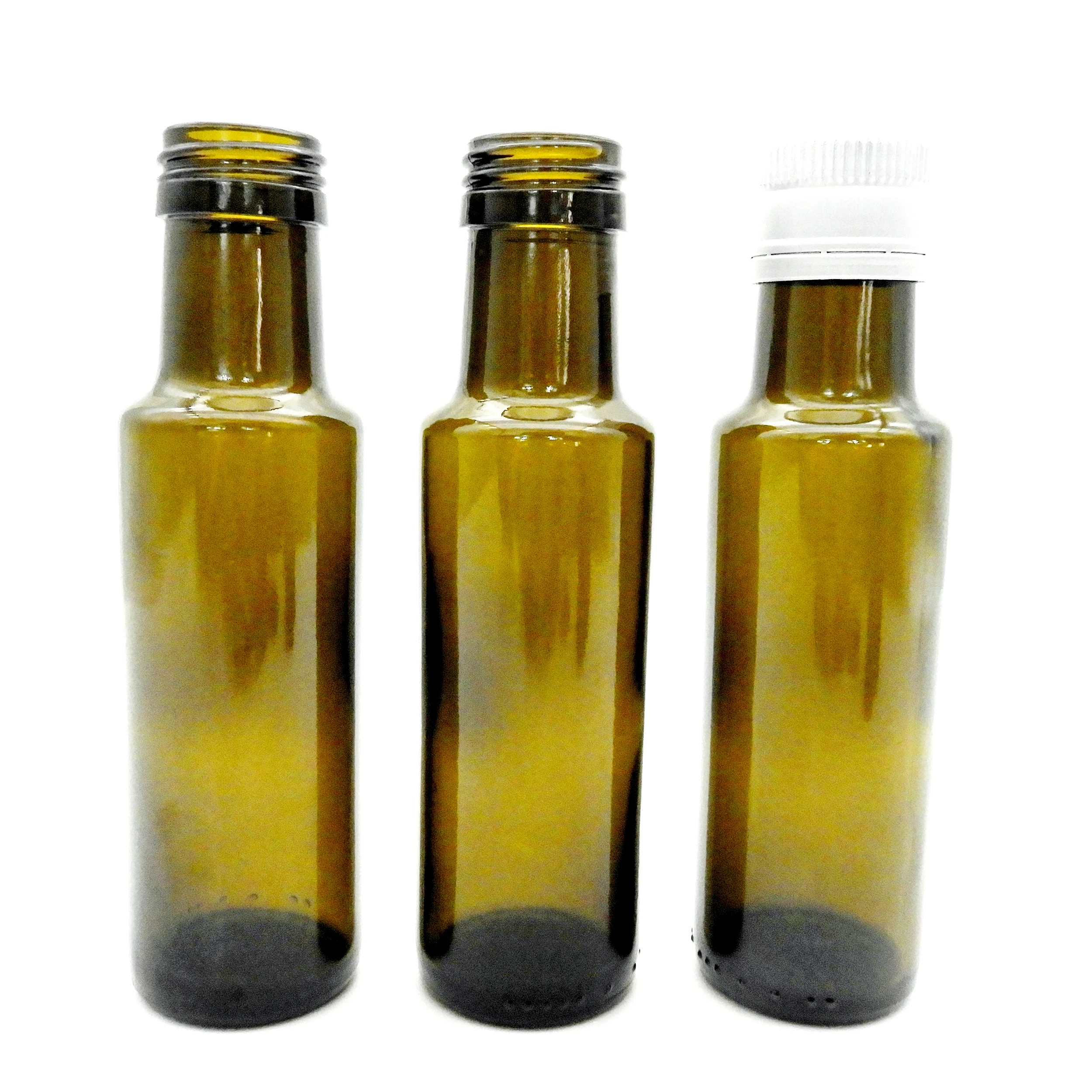 Empty Dark Green 125ml Glass Bottle Dorica Olive Oil Bottle 125 ml High-grade Oil Bottle