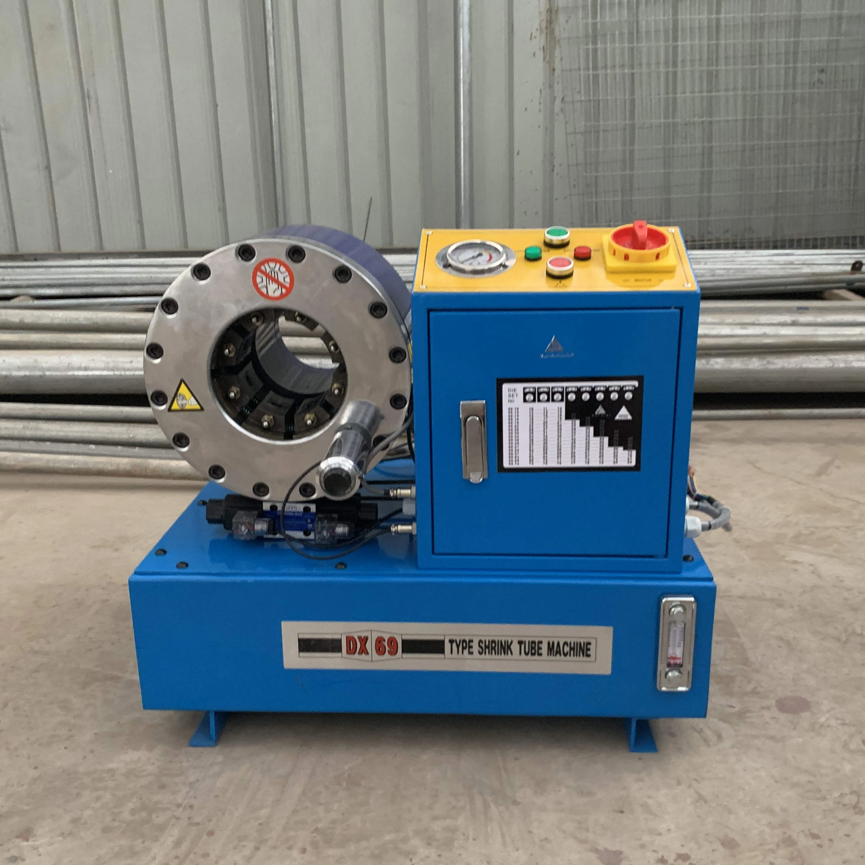  Горячая Распродажа ОБЖИМНАЯ машина DX68 DX69 220 В 380 гидравлический
