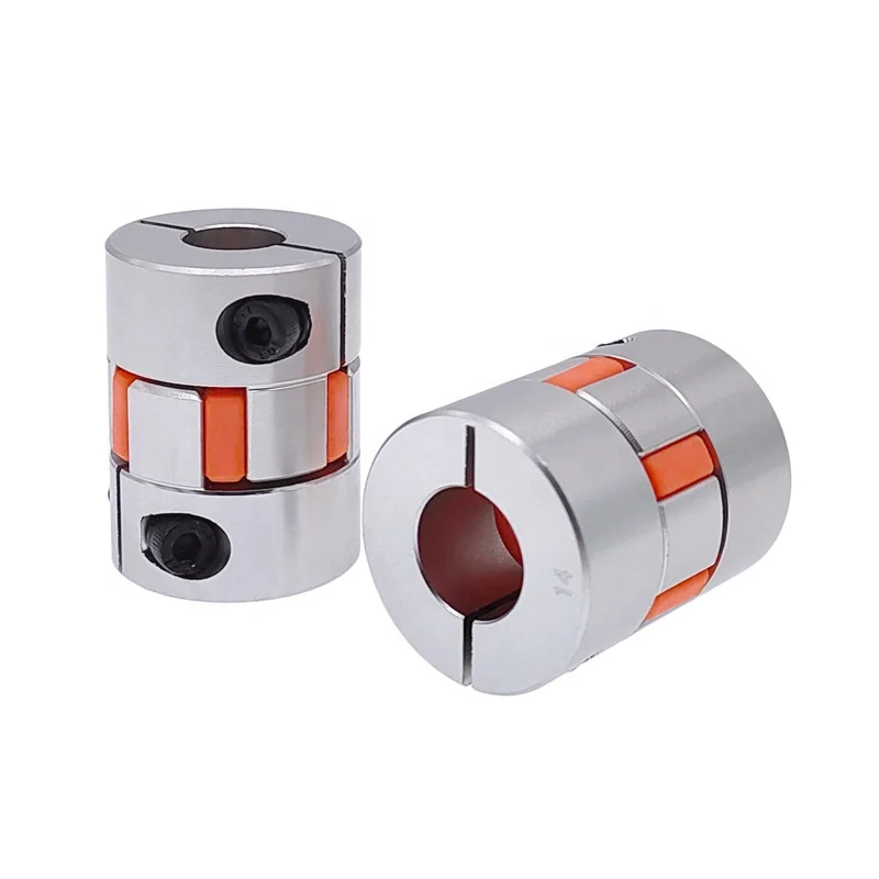 Aluminum plum couplings D30L40 jaw shaft coupling flexible plum clamp coupler