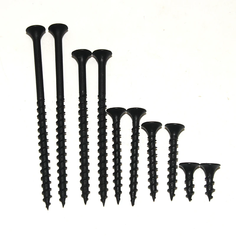 China Supply High Quality Black Drywall Screw Gypsum Board Screws
