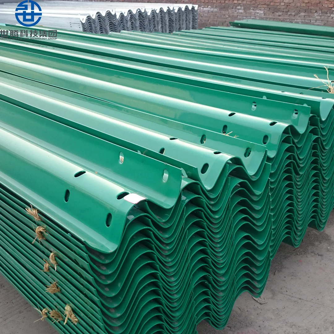 Steel Guardrail Crash Barrier Galvanized W Beam Highway Guardrails Corrugated Guard Rail Industrial Used For Tunnels And Bridges