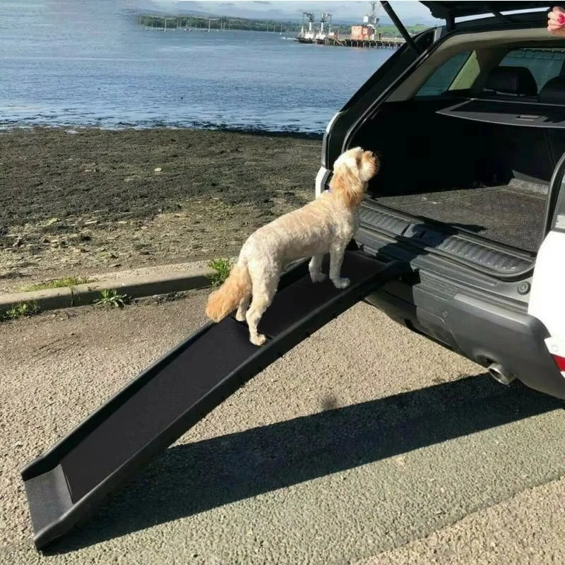 JOYSING Pet large dog bed ladder ramp for SUV truck, folding and portable step stairs