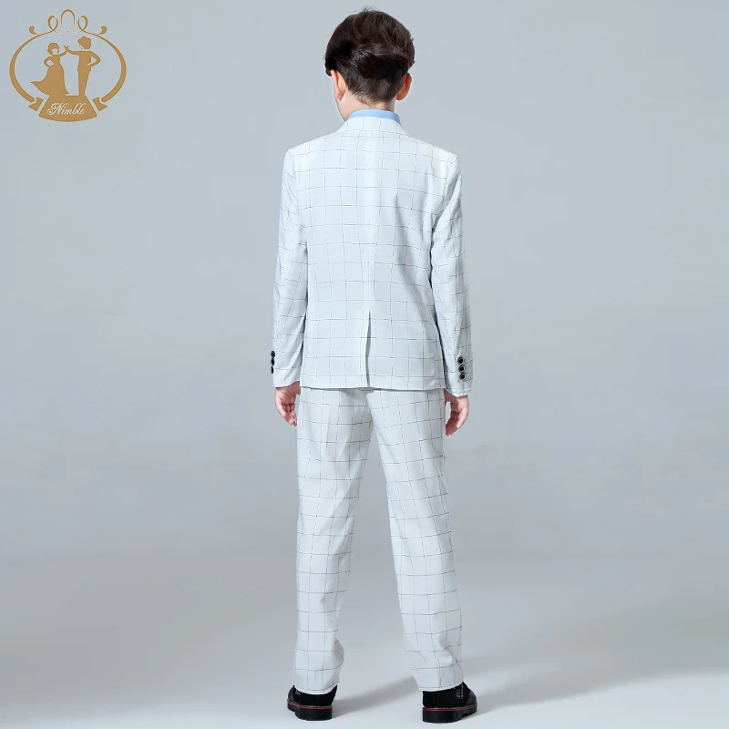 2021 3 Pieces Suits Boys Formal Wedding Tuxedo Corduroy
