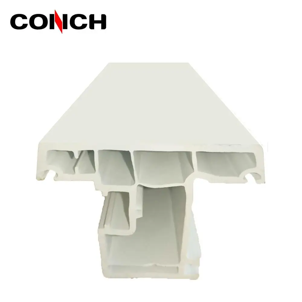 CONCH 60Series New Arrival Plastic UPVC Profile for Windowsa and Doors Hard PVC Building Profile Pvc Extrusion Profile