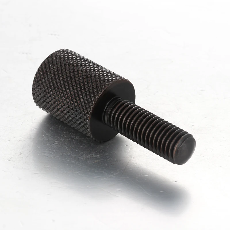 Good Material Adjusting Stopper Screws With Knurled Knob Fine Thread Or Coarse Thread Bolt With Nut