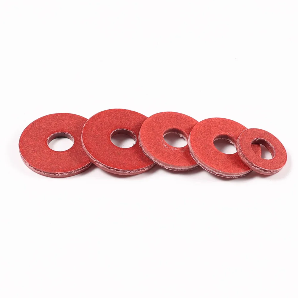 DIN125 Metic Red Vulcanized Insulation Paper Washer Red Fiber Flat Washer