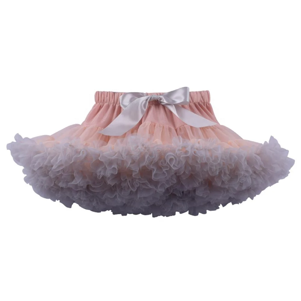 Индивидуальная Высококачественная удобная танцевальная одежда для девочек, пушистая юбка-пачка, балетная юбка-пачка с бантом