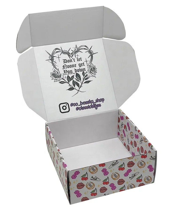 cheap small packaging boxes low moq mailing paper boxes mailer shipping box
