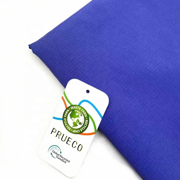 NEW PRODUCT  Eco Friendly Ripstop 100% Recycling Nylon Taslan Fabric for softshell Blazer