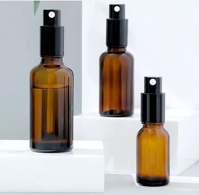 Cosmetic Packaging 5ml 10ml 15ml 30ml 50ml 100ml Empty Frosted Perfume Fine Mist Glass Spray Bottle With Gold Sprayer