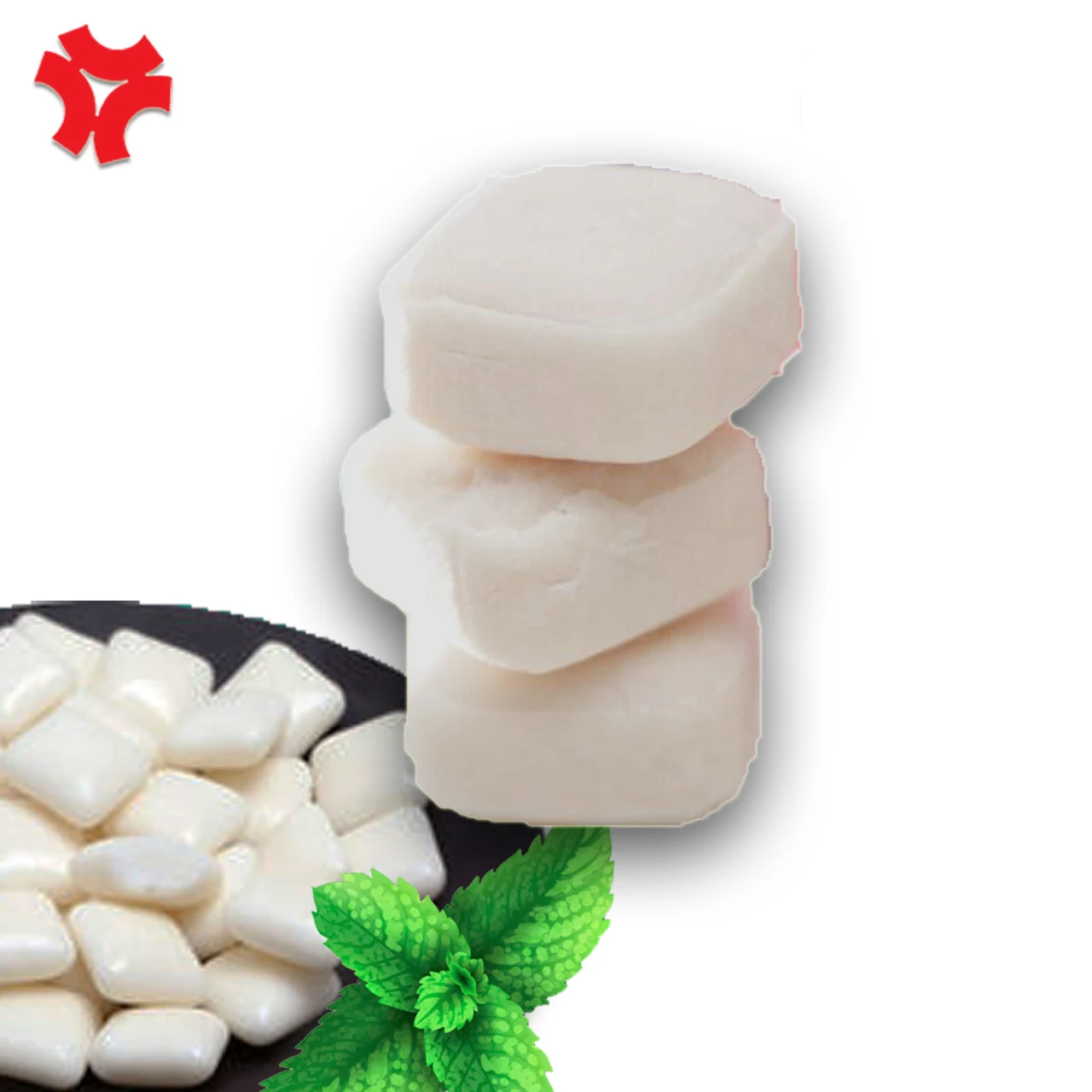 Основание резинки для цепной формовки жевательной резинки