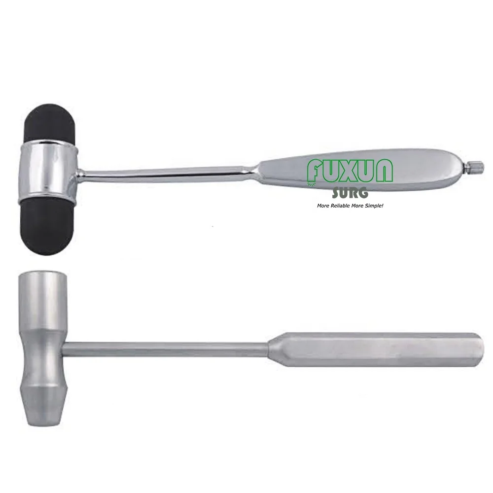 ENT Basic Surgical  Instruments Otology Ear Rubber Hammer Mastoid Mallet with Needle