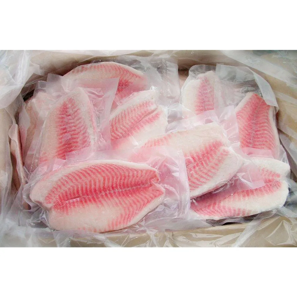 Big Size Frozen Seafood Export Boneless Skinless IVP Tilapia Fish Fillets Frozen Fish Tilapia Fillet