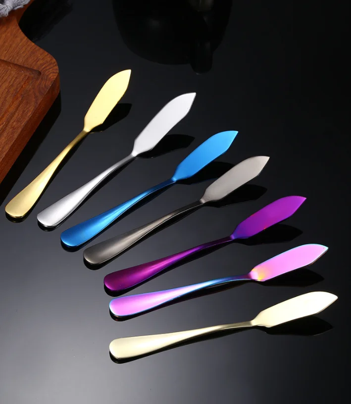 Multi-Function Dinner Knife Stainless Steel Butter Knife Spreader for Cold Butter Chocolate Cheese Jam