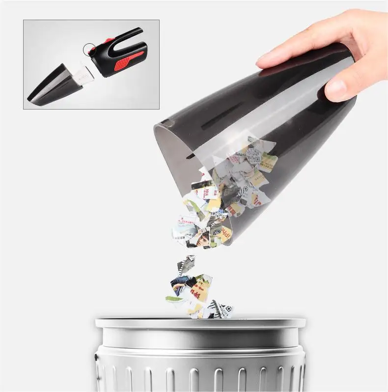 Handheld Car Vacuum Cleaner 120W High Power Quick Car Cleaning Dry Wet Vacuum Wired