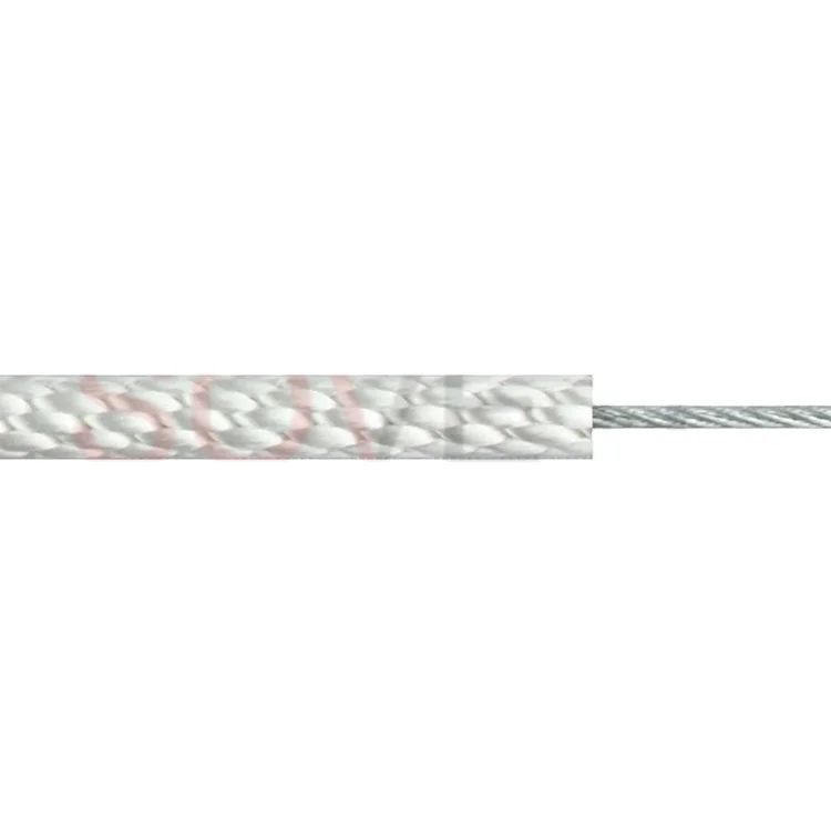 
Wire Center Flagpole Rope-Braided Polyester Line with Steel Center Marine Grade Flag Pole Halyard Rope 