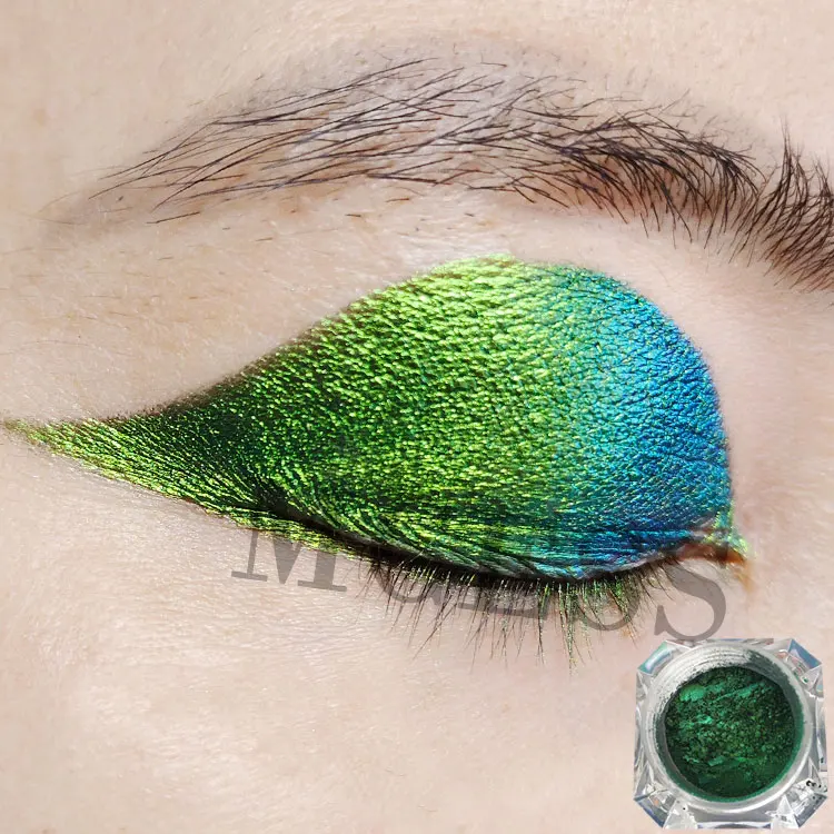 Brand MCESS pigmentos minerales mica christmas eyeshadow pearl face powder colour changing pigments for cosmetics
