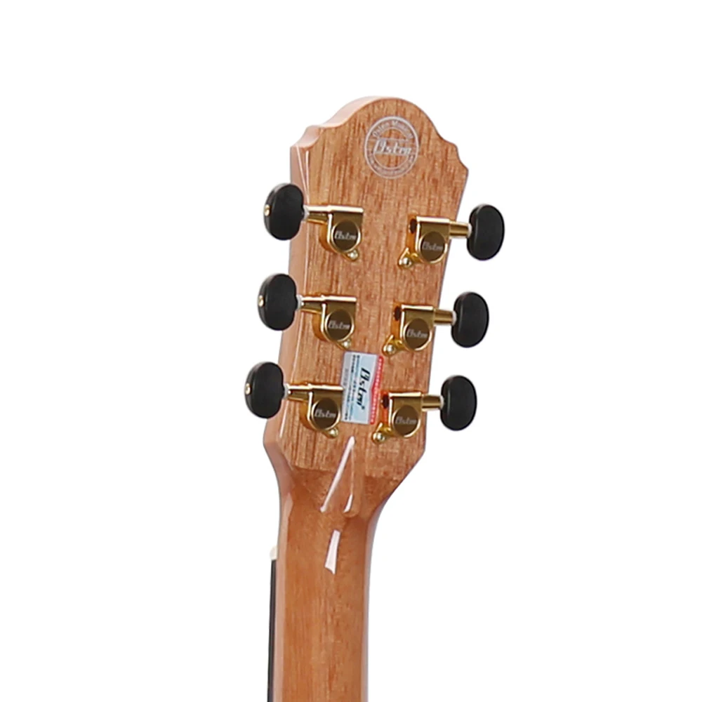 Accept OEM Professional 41 Inch Canada Solid Red Pine Top Nato Neck Glossy Finish Acoustic Guitar