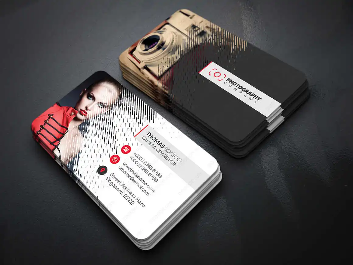 200pcs Free Design 300g Business Card Customized Logo Color Double sided Printing thank you card