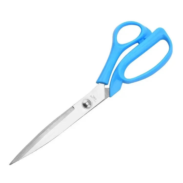 Top quality wholesales sewing scissors plastic tailoring scissors with cover