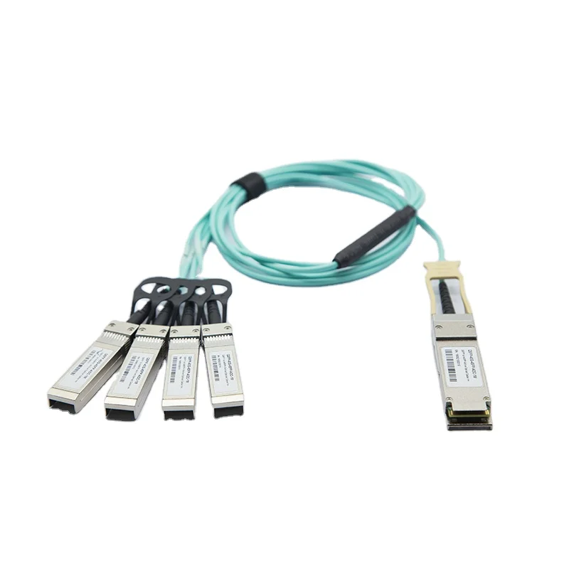 
High quality Rayoptek optical transceivers QSFP+40G AOC 1 breakout 4 