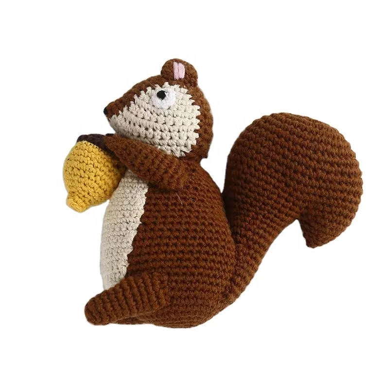 Оптовая продажа низкий минимальный заказ изготовленная на белка мягкая хлопковая игрушка цвет под