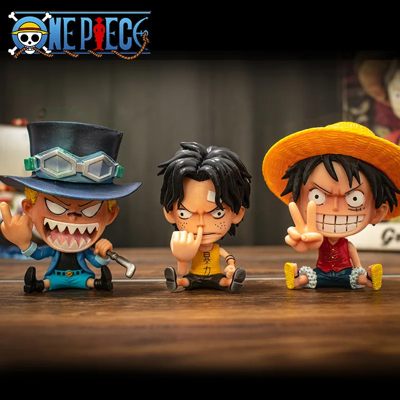 16 Style Anime Luffy Zoro Ace Character Model Decoration Collection Toy Action Figure