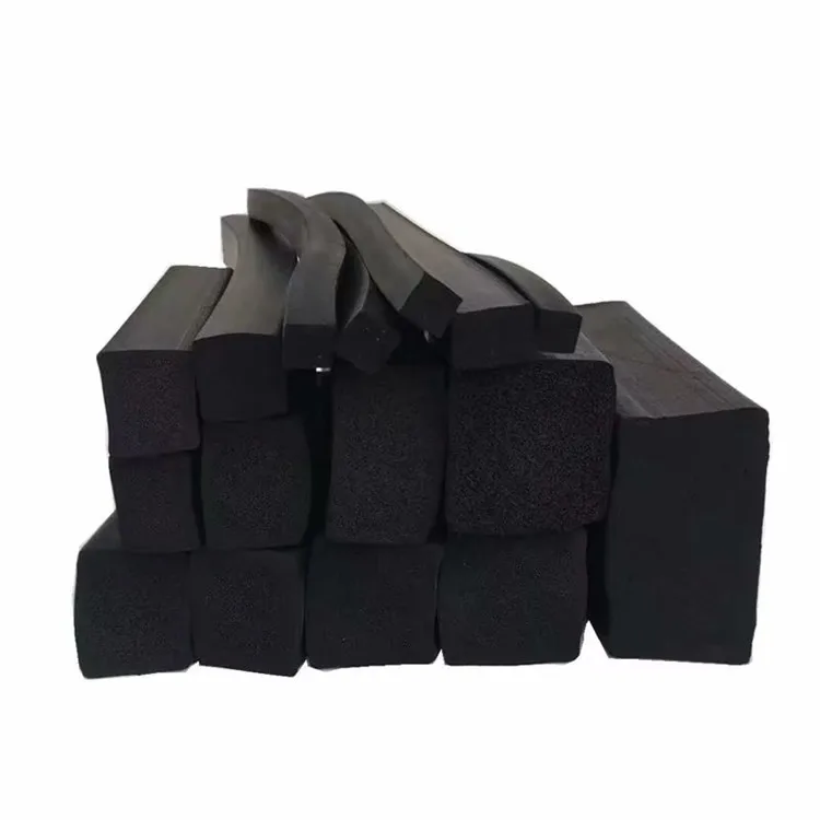 Square profile rubber EPDM foam door gasket seal