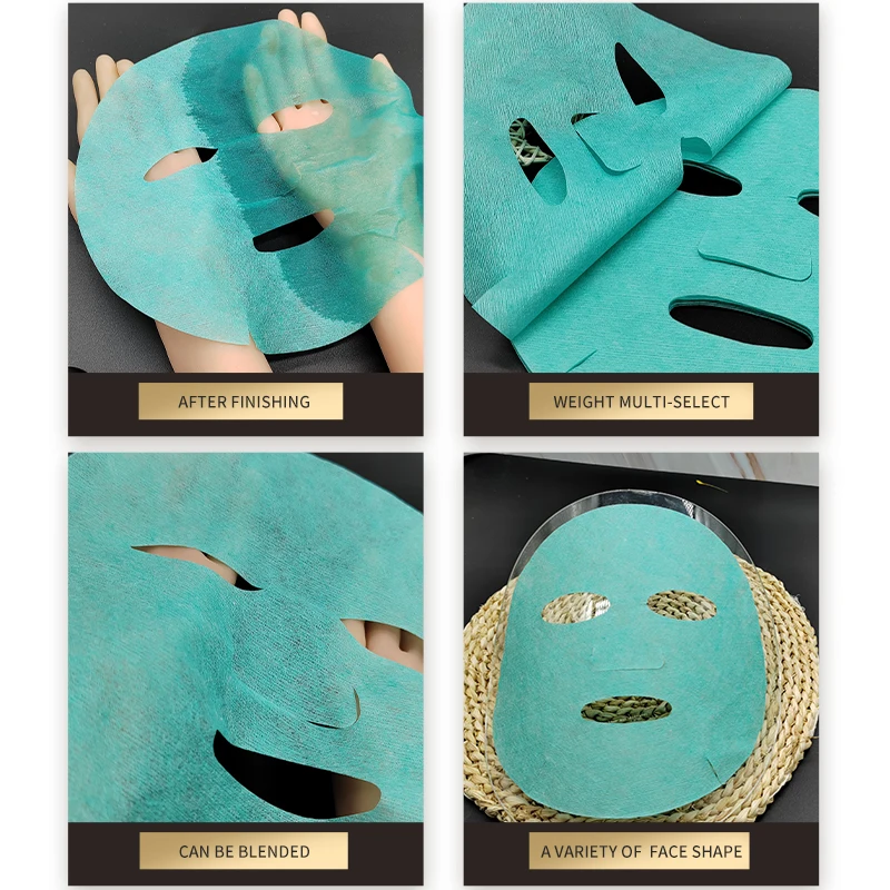 nonwoven mask sheet dendrobium fiber green new material for face masks paper Dry Mask Sheet