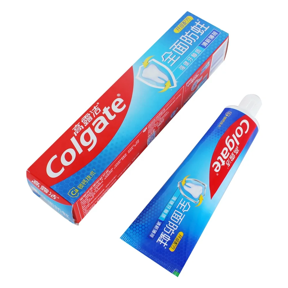 COLGATE OEM customized own natural toothpaste brand travel home anti-cavity toothpaste