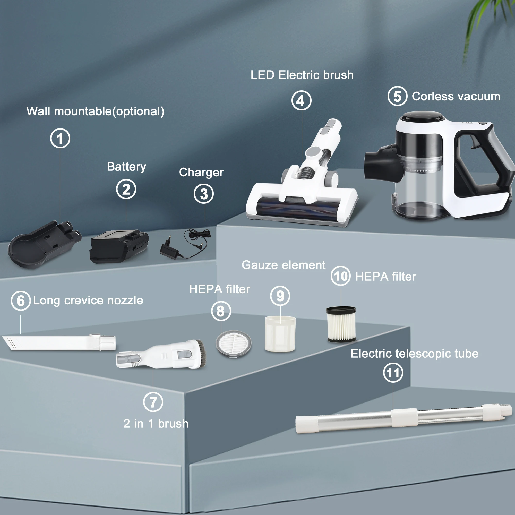 Беспроводной пылесос ручной вертикальный беспроводной Лидер продаж 120W электрический бесщеточный двигатель ручные 21 6 V