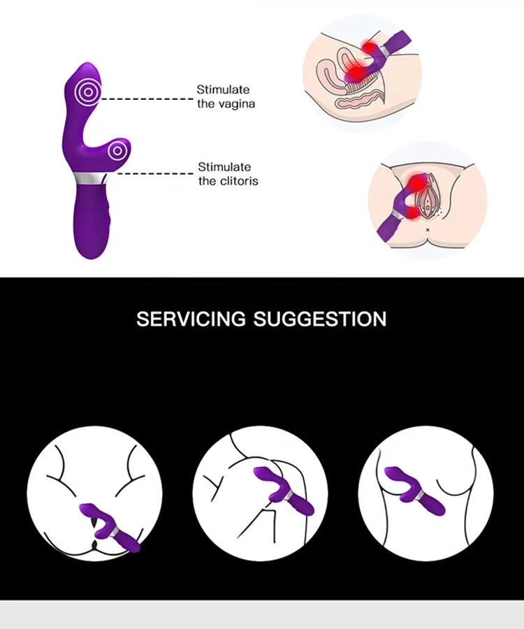 Simplewaysex Adult Toys G Spot Women 8 Vibrating Modes Massager  Silicone Rabbit Dildo Vaginal Electric Vibrator For Couple