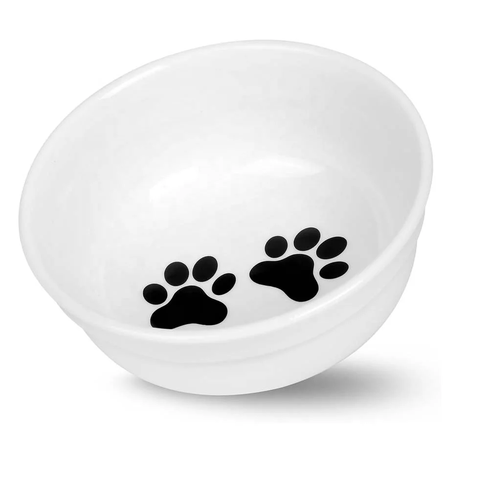 5inch  Ceramic Pet Bowl Set,High Premium Stoneware Dog Bowl Cat Bowl for Food and Water,Customized Pet Bowl Sets