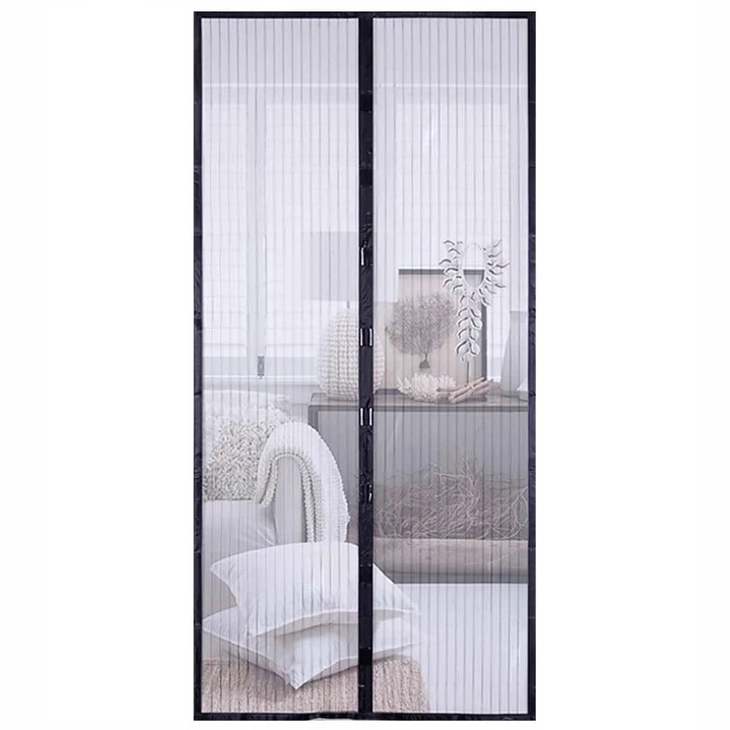 Магнитная занавеска из мягкого полиэстера для защиты от комаров и